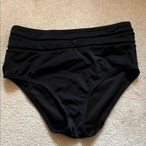 Victoria's Secret Black High-Rise bathing suit bottom